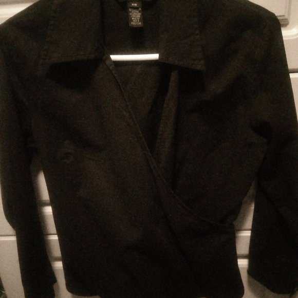 Club Monaco Wrap Blouse - Picture 3 of 5